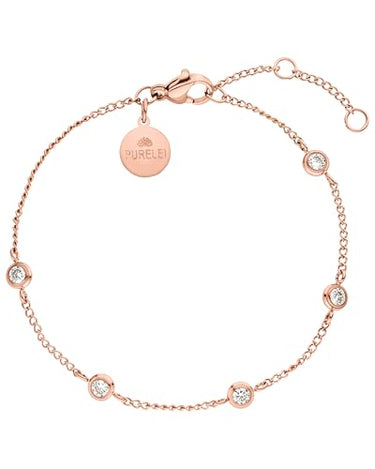Purelei Spotlight Armband (Gold) – Elegantes, verspieltes Damen Armband – Edelstahl – Verstellbare Länge 16-19cm – Hawaiianisch inspiriert & wasserfest im Sale